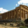 El templo de la Concordia del valle de los templos, Agrigento. Sicilia.