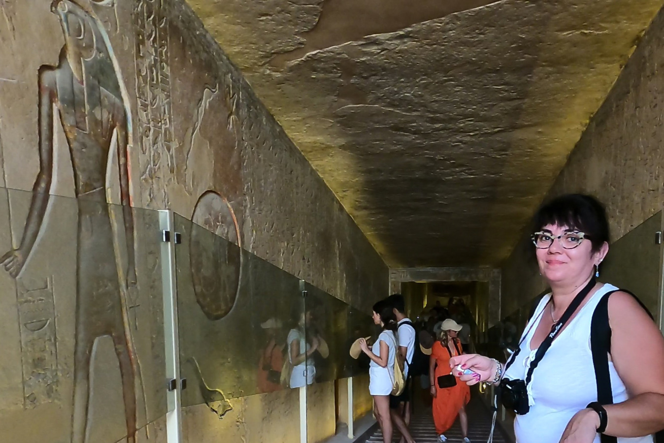 El la tumba de Ramsés III (KV 11) en Lúxor. Egipto.