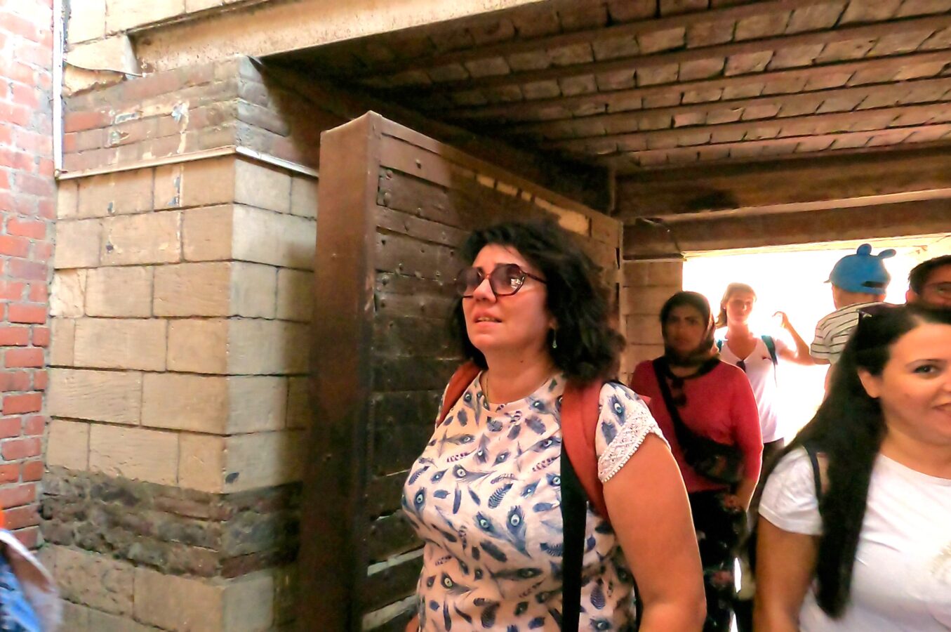 En la entrada al barrio copto de El Cairo.