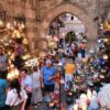Tienda de lámparas en el Bazar de Khan el-Khalili de El Cairo.