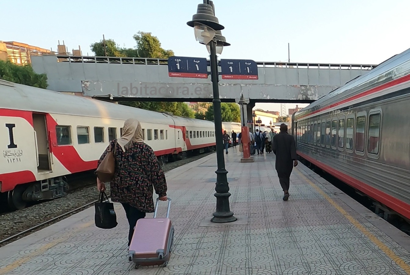 La estación de Asuán, Egipto.