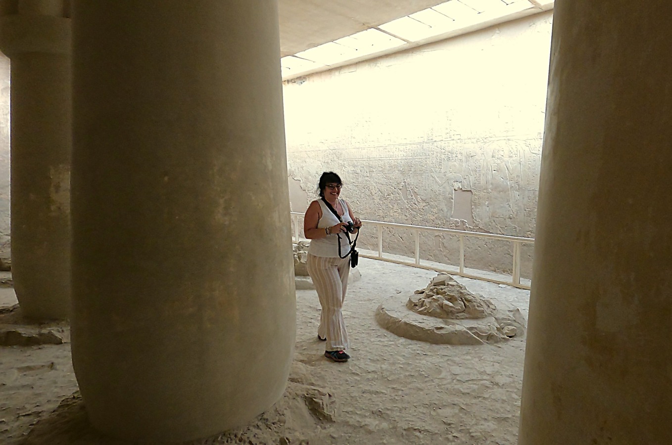 En la tumba de Ramose en Lúxor, Egipto