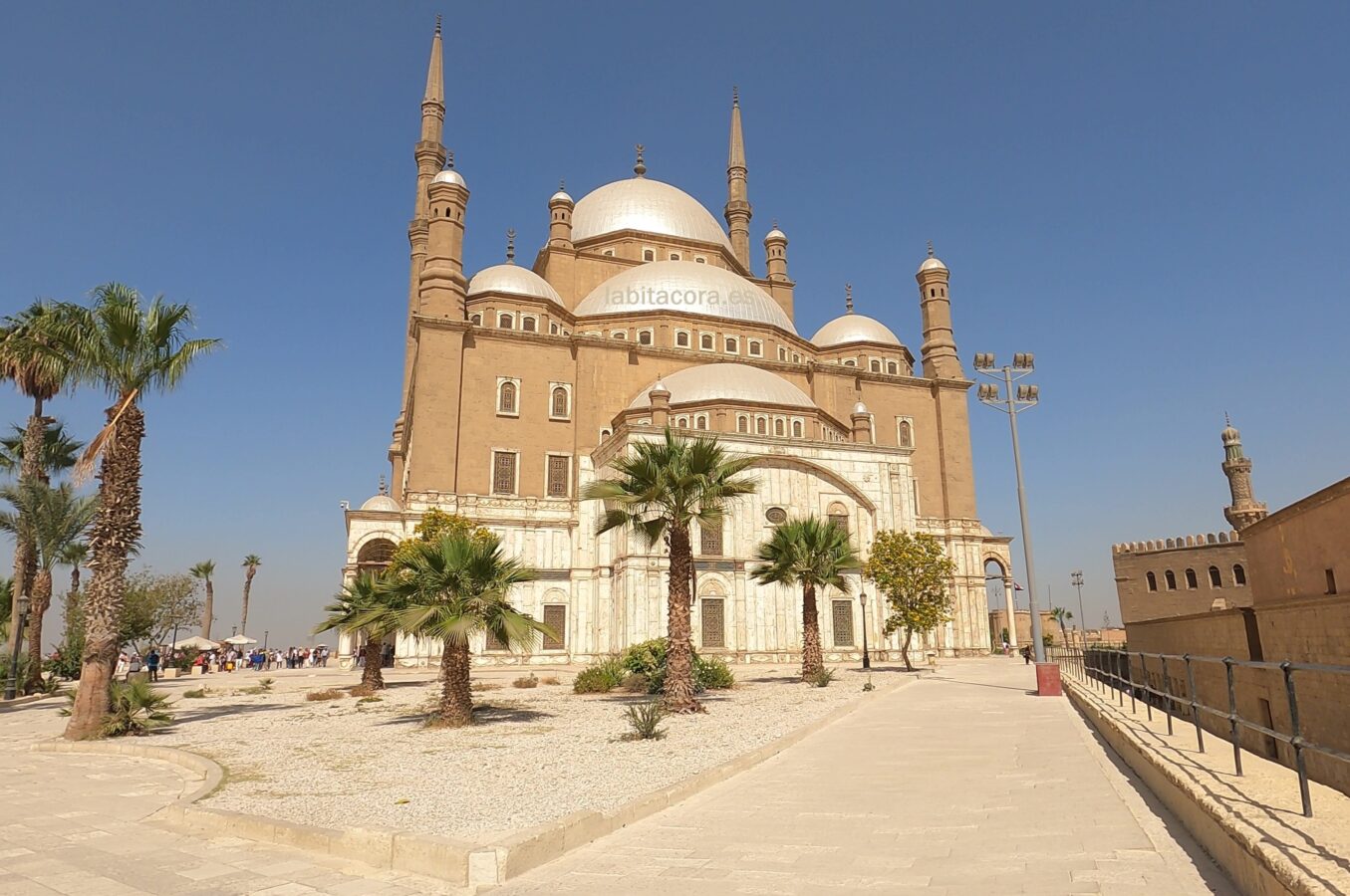 La mezquita Mohamed Ali Pasha (conocida como la Mezquita de Alabastro) en El Cairo. Egipto.