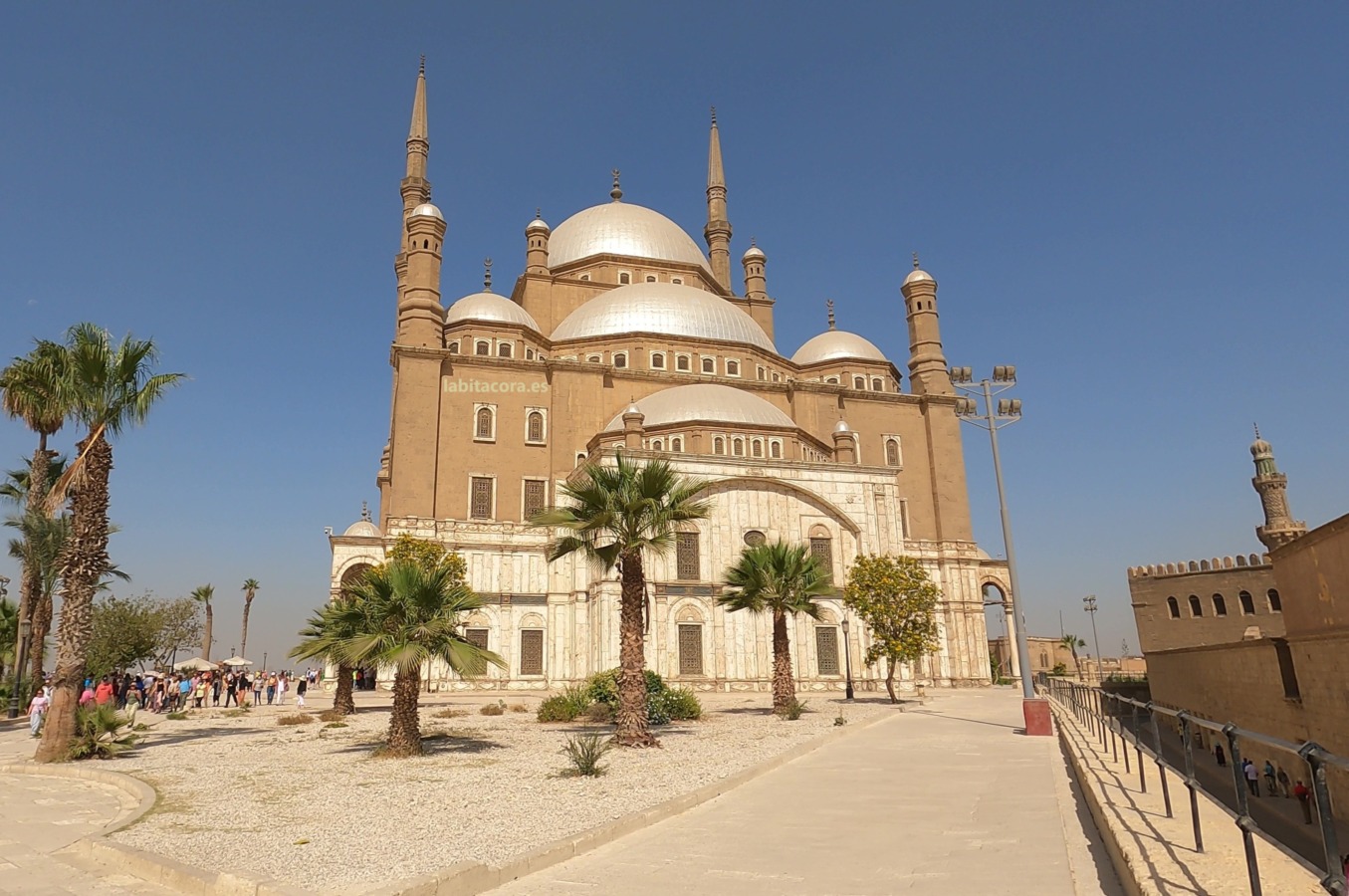 La mezquita Mohamed Ali Pasha (conocida como la Mezquita de Alabastro) en El Cairo. Egipto.