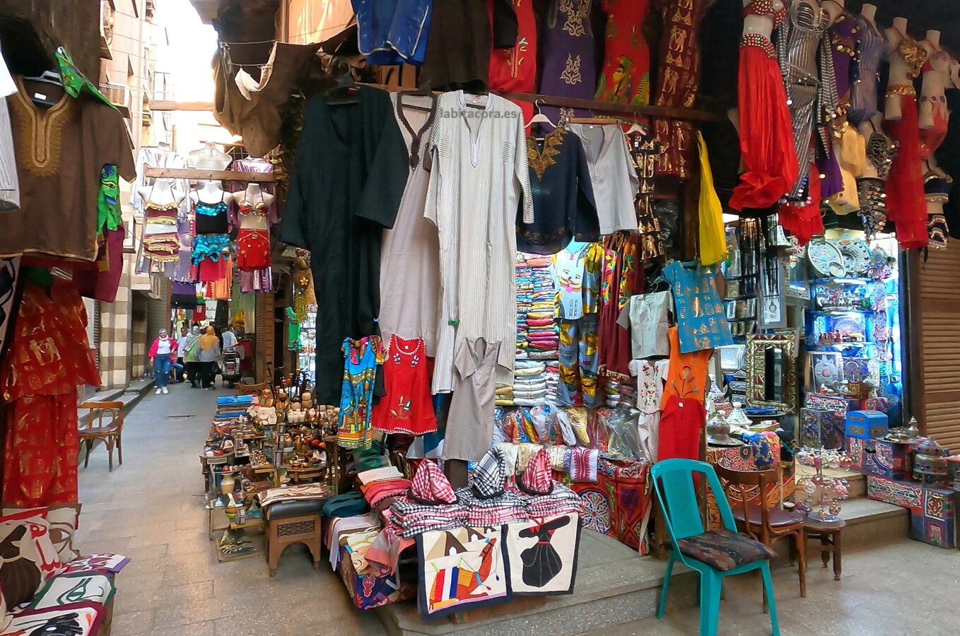 En el Bazar de Khan el-Khalili de El Cairo.
