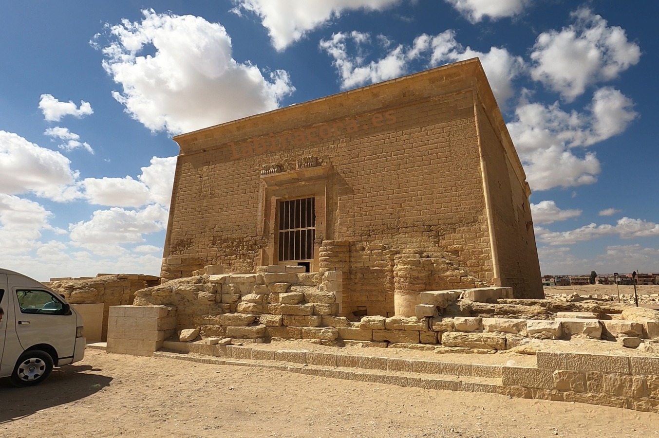 El templo de Qarun en El Fayum, Egipto.