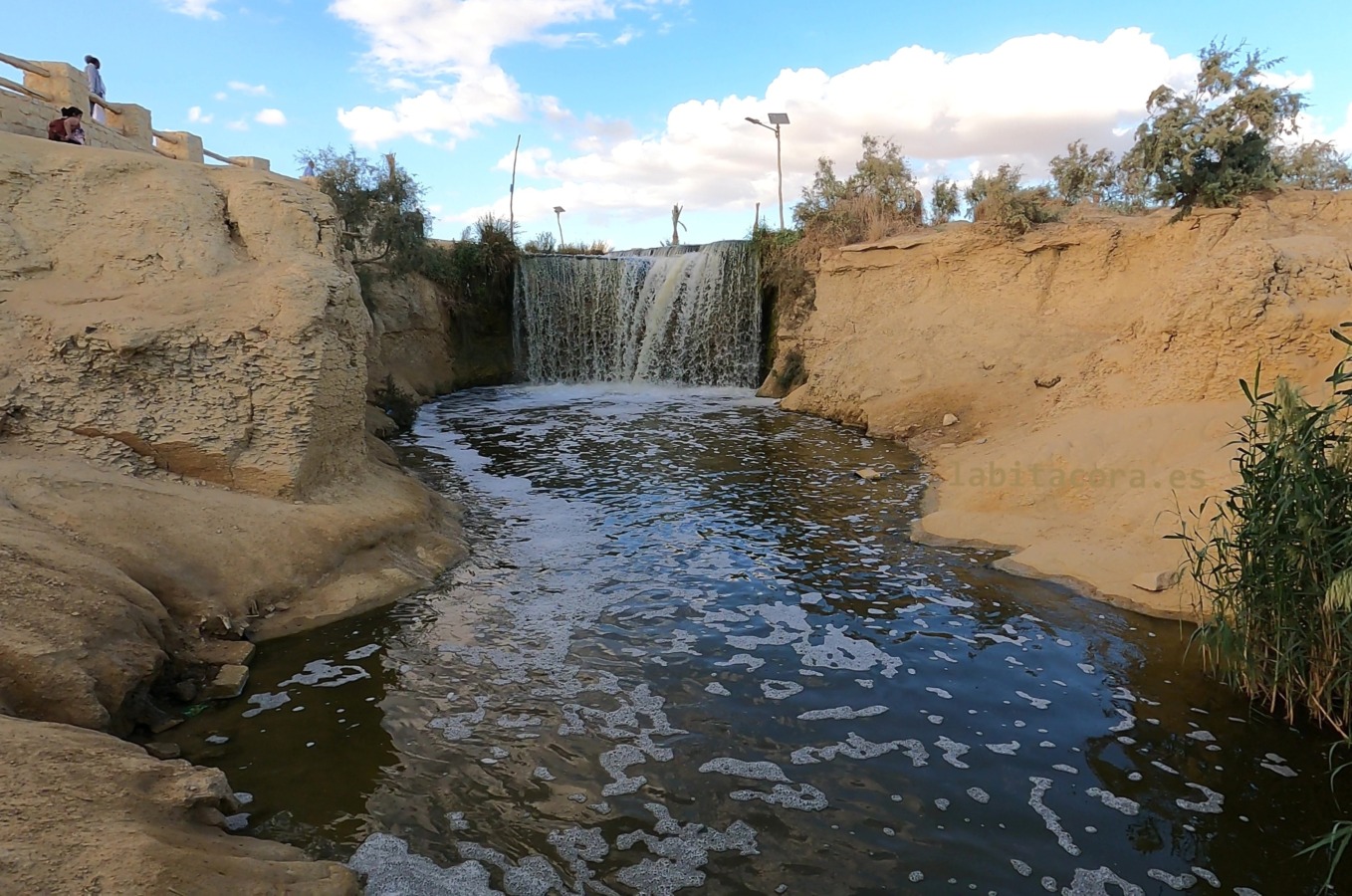 Las cascadas de Wadi El Rayan en El Fayum. Egipto