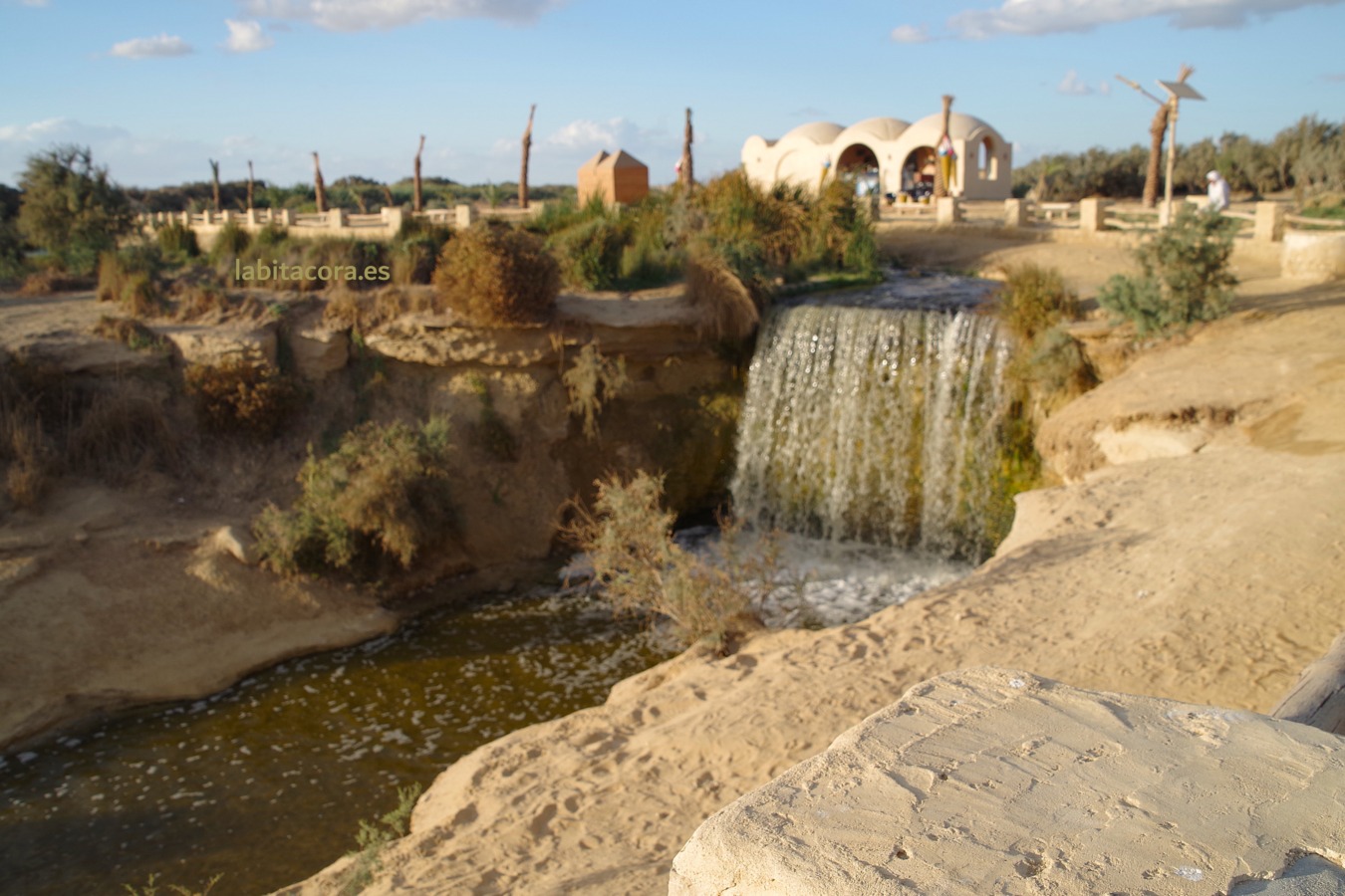 Las cascadas de Wadi El-Rayan, Egipto.