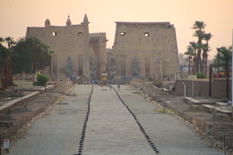 El templo de Lúxor, Egipto.