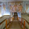 La bonita tumba de Tausert y Sethnajt (KV 14) del Valle de Los Reyes en Lúxor, Egipto.