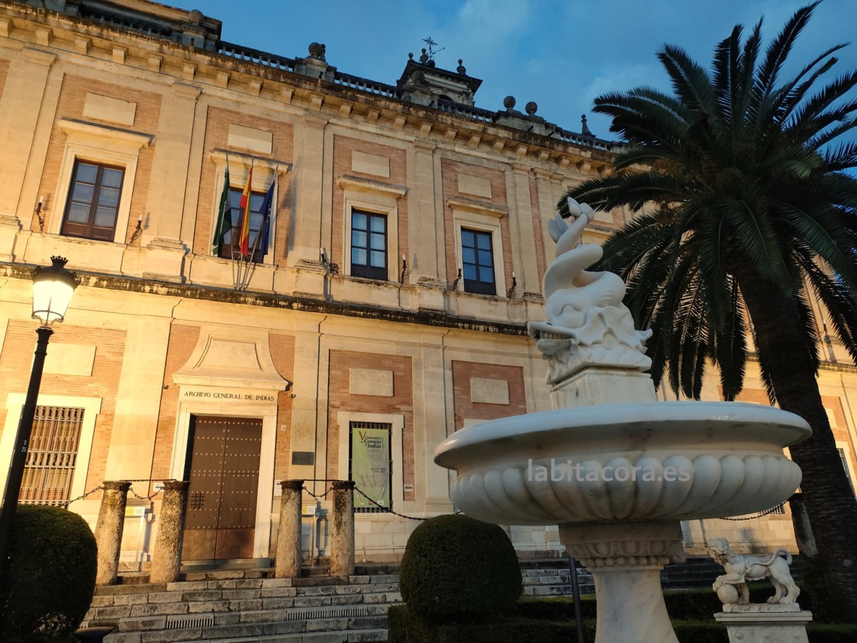 El Archivo de las Indias en Sevilla.