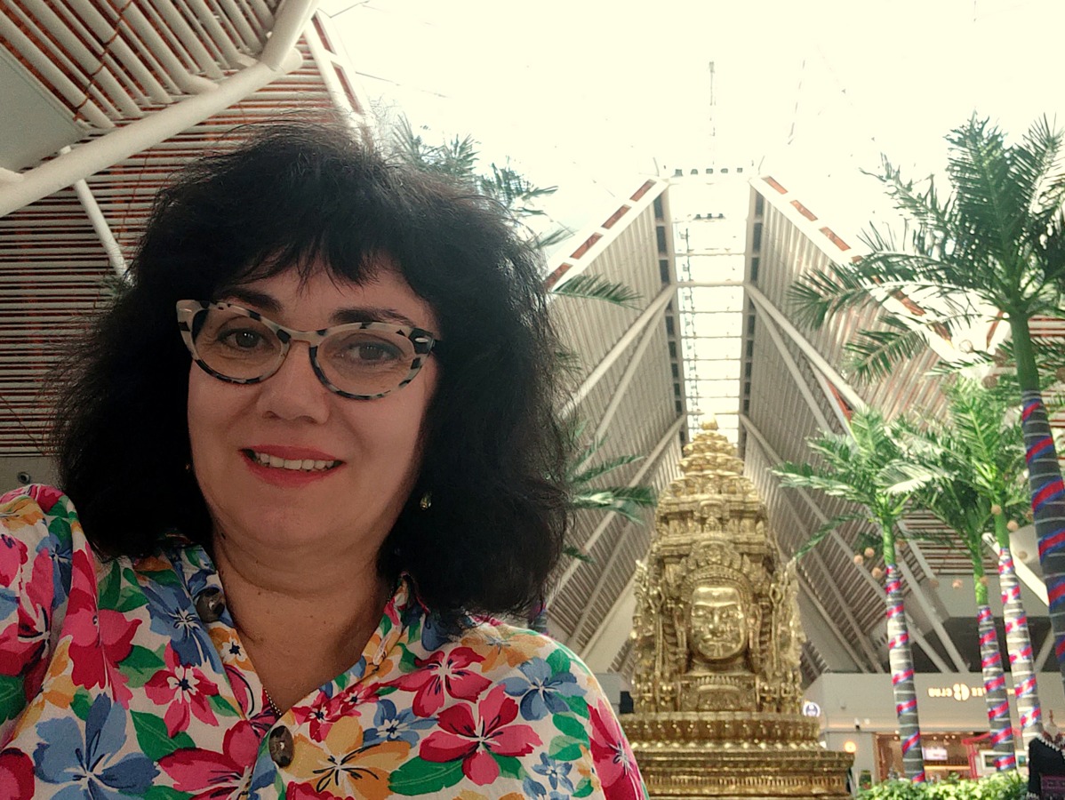 En el aeropuerto de Siem Reap, Camboya