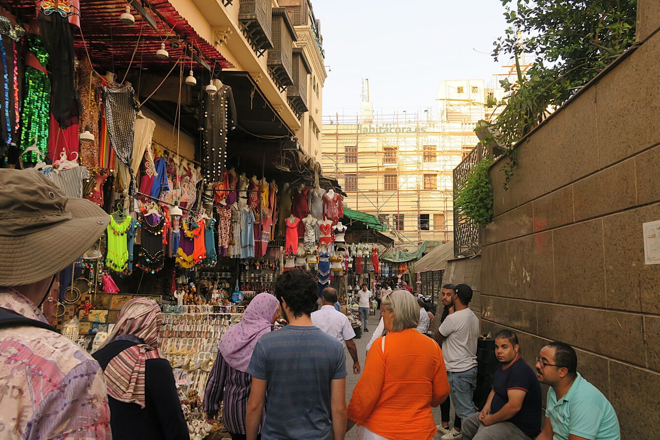 En el Bazar de Khan el-Khalili de El Cairo.