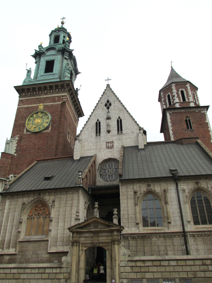 La bonita y barroca Catedral de Wawel en Cracovia
