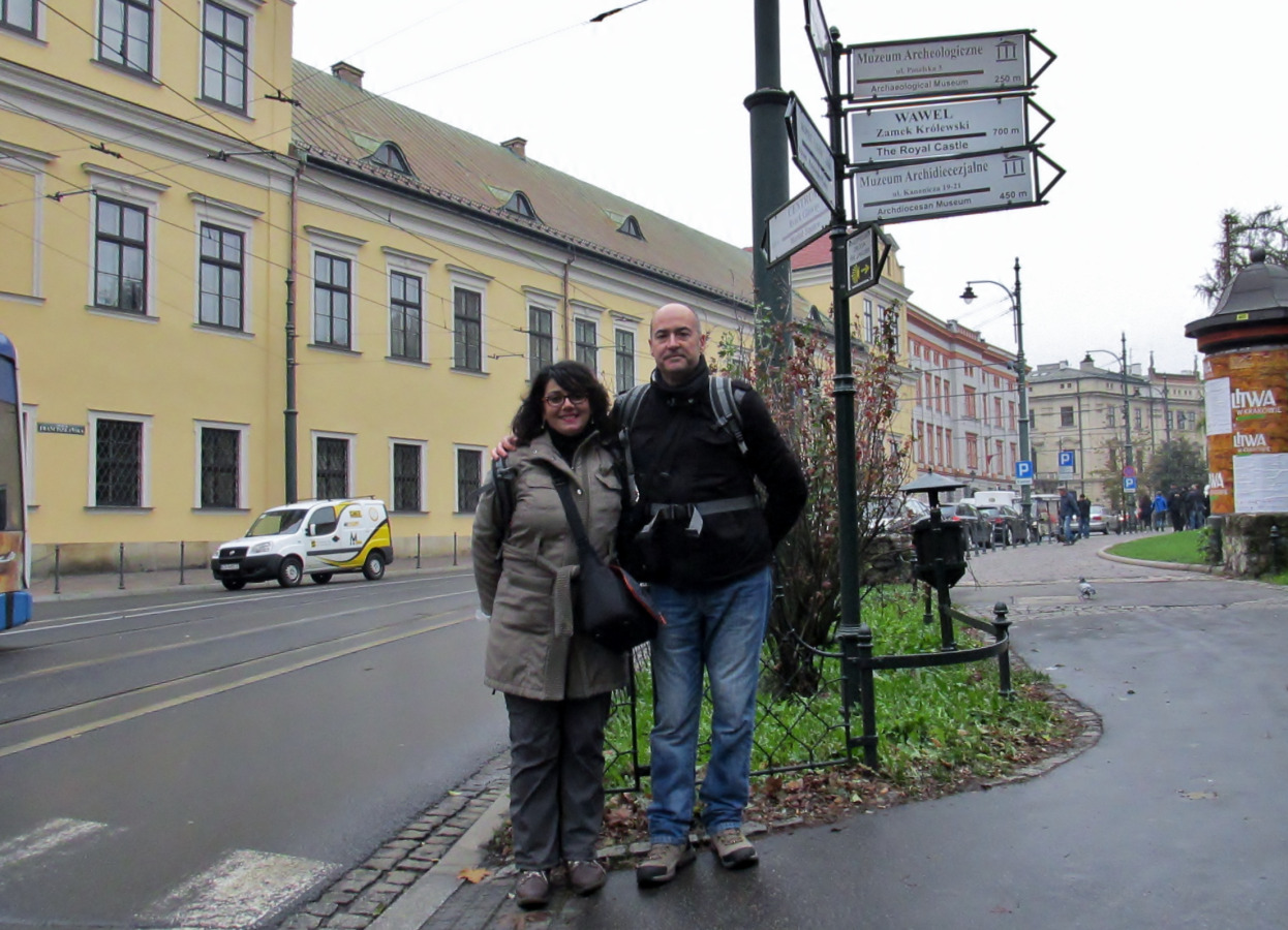 Camino a la colina de Wawel, Cracovia