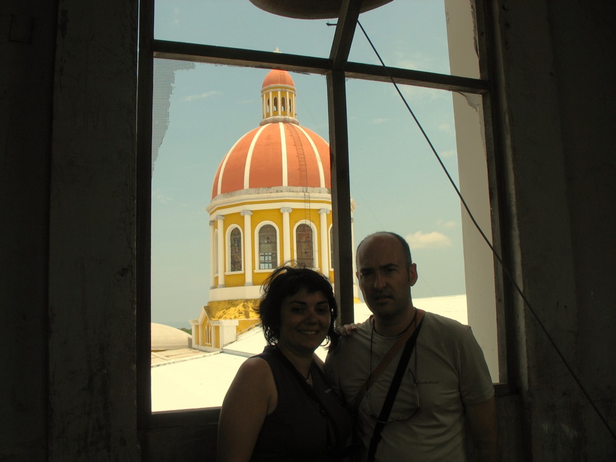 En la catedral de Granada, Nicaragua