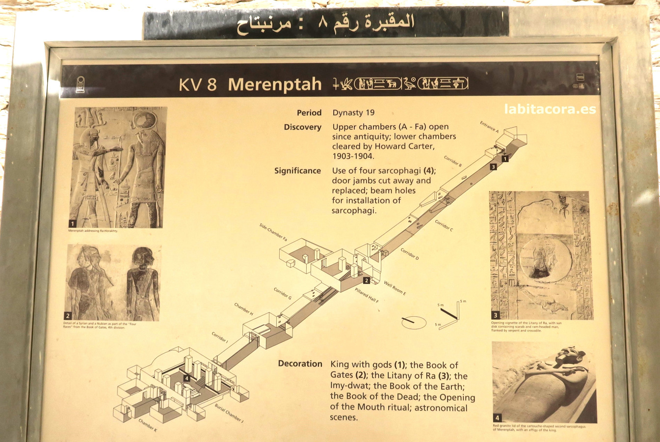 La tumba de Meremptah (KV 8)