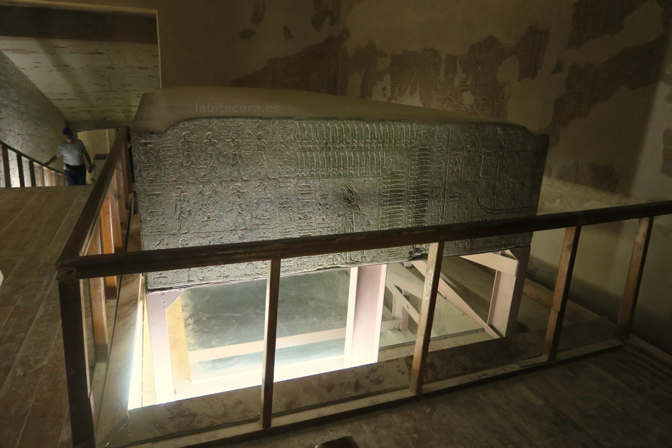 El segundo sarcófago, de la tumba de Meremptah (KV 8) del Valle de los Reyes en Lúxor.