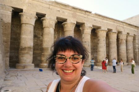 En Medinet Habu en Lúxor. Egipto.