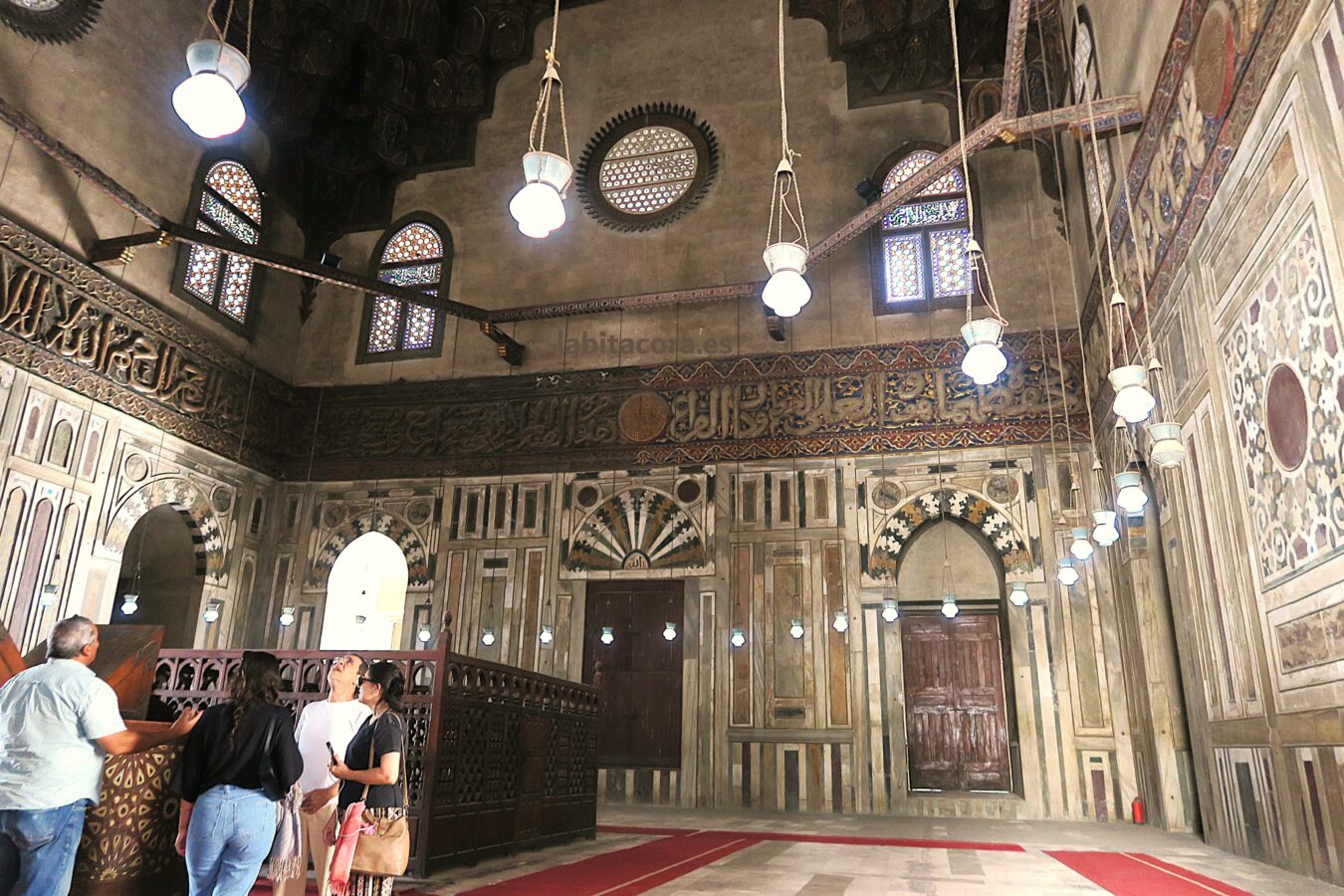 El mausoleo de la Mezquita-Madraza del sultán Hassan en El Cairo.