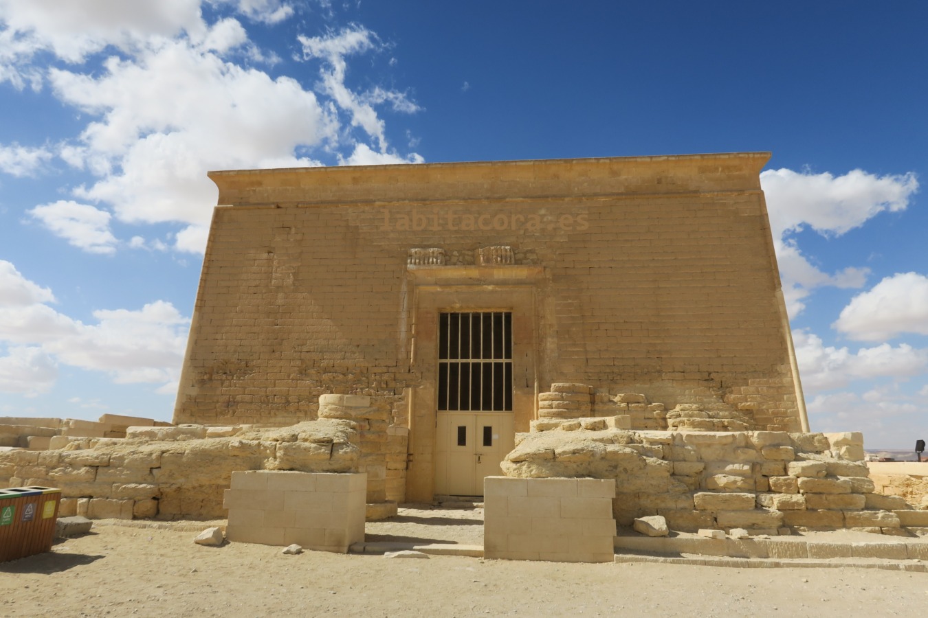 El templo de Qarun en El Fayum, Egipto.