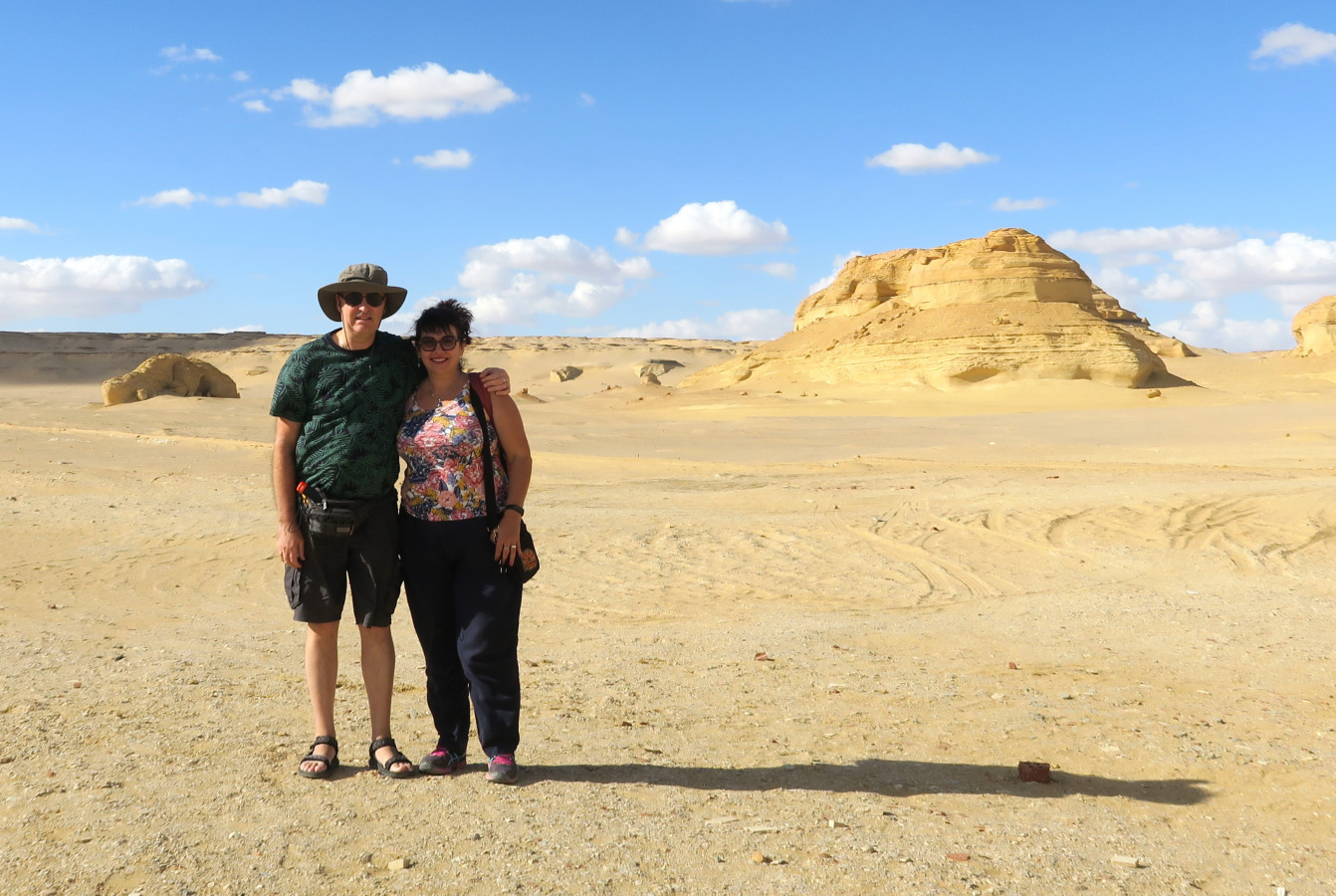 En el Valle de las Ballenas, Egipto.