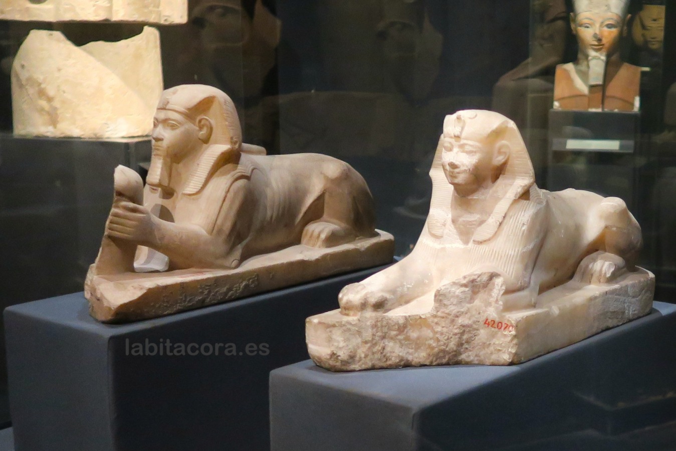 Esfinges del Museo Nacional de Alejandría, Egipto.