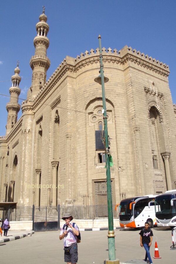 Jose en la Mezquita de Al Refai en El Cairo.